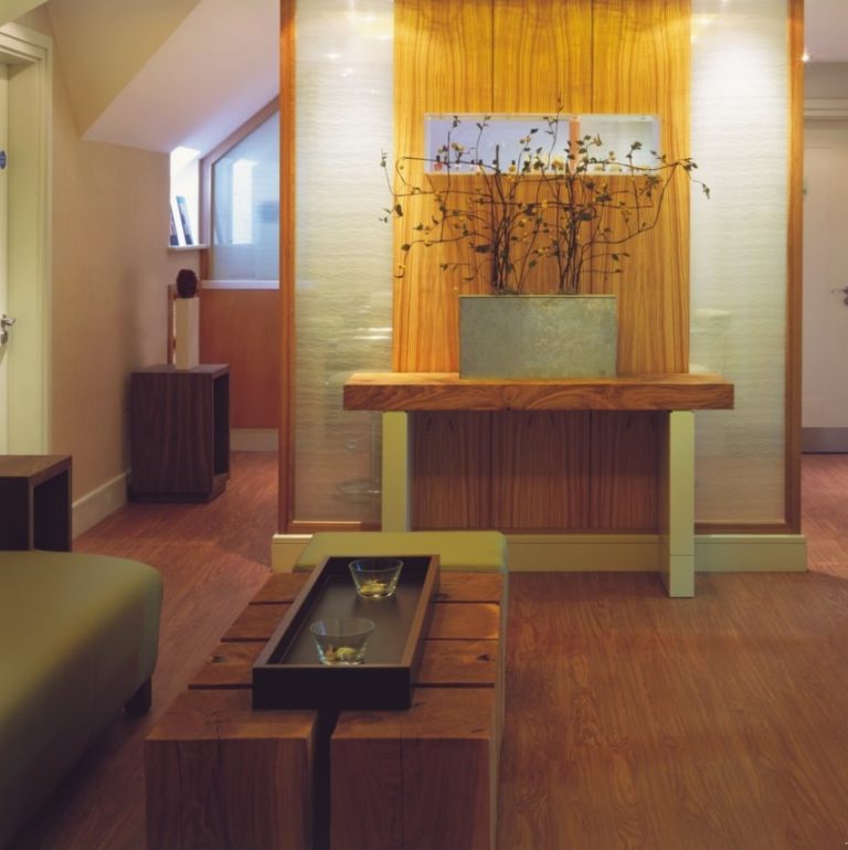 Calcot Manor Spa & Hotel reception room designed by Douglas Wallace Architects