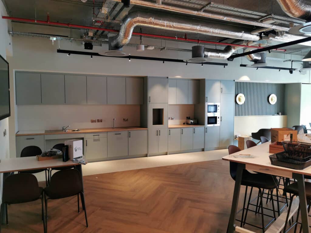Open Kitchen Space at Dalata Head Office Design by Douglas Wallace