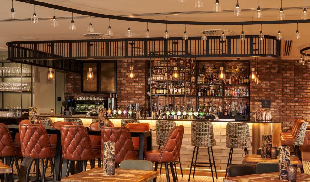 Hardrock hotel bar in Dublin designed by Douglas Wallace architects